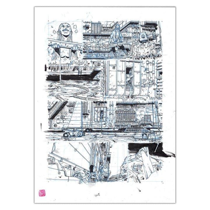 Mathieu Bablet - Silent Jenny  - Planche originale 50