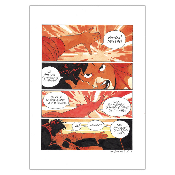 Michaël Sanlaville - Tunnels - Planche originale 22