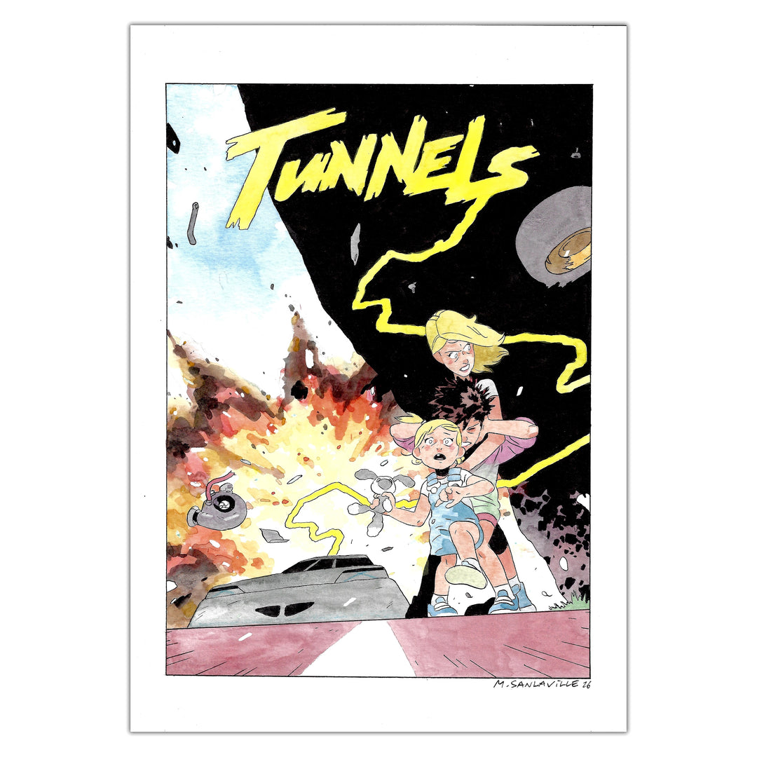 Michaël Sanlaville - Tunnels - Couverture alternative