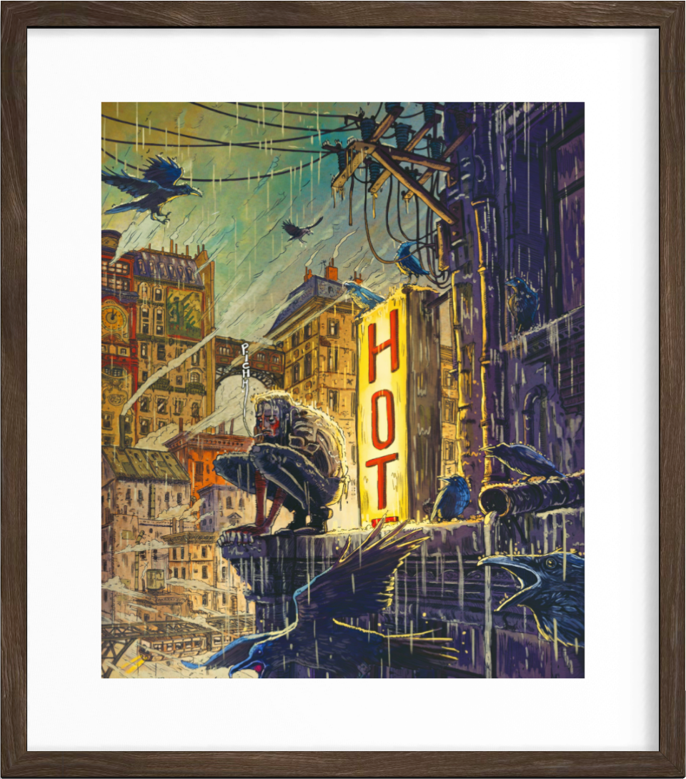 Le Turk - Dead Train - Print précommande - Illustration Solstice