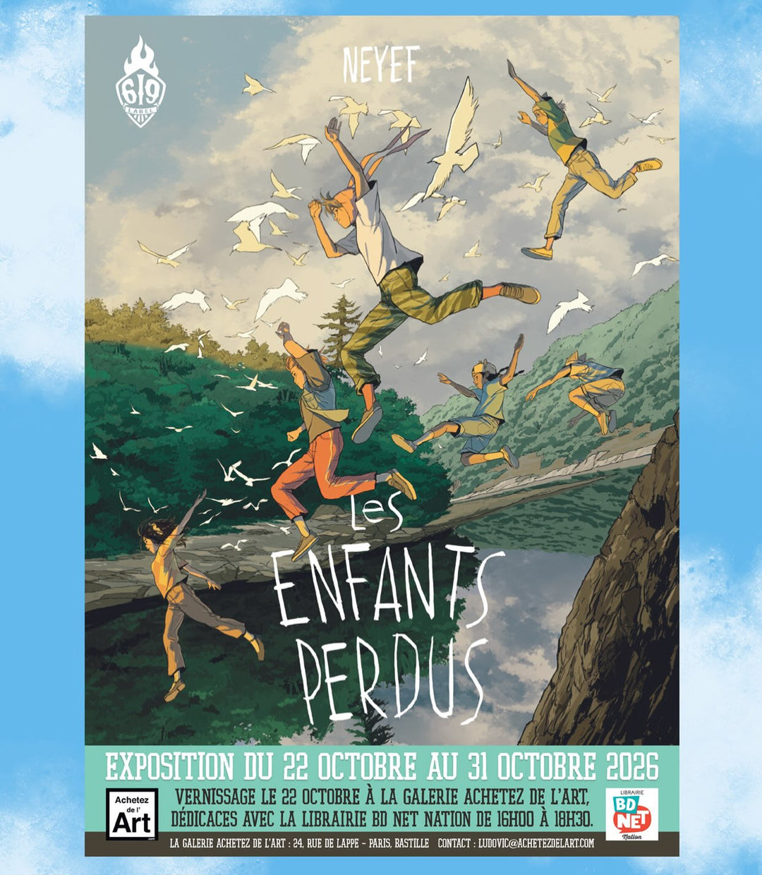 Neyef - Les Enfants Perdus - Signed &amp; Numbered Premium Print (Pre-order)
