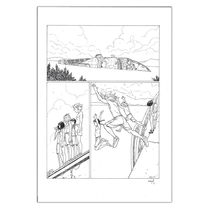Neyef - Les Enfants Perdus - Planche originale page 95