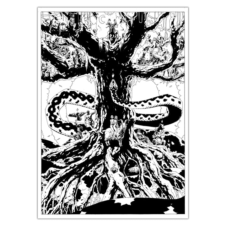 Jérémie Gasparutto - Le chemin derrière la maison - Planche originale 10