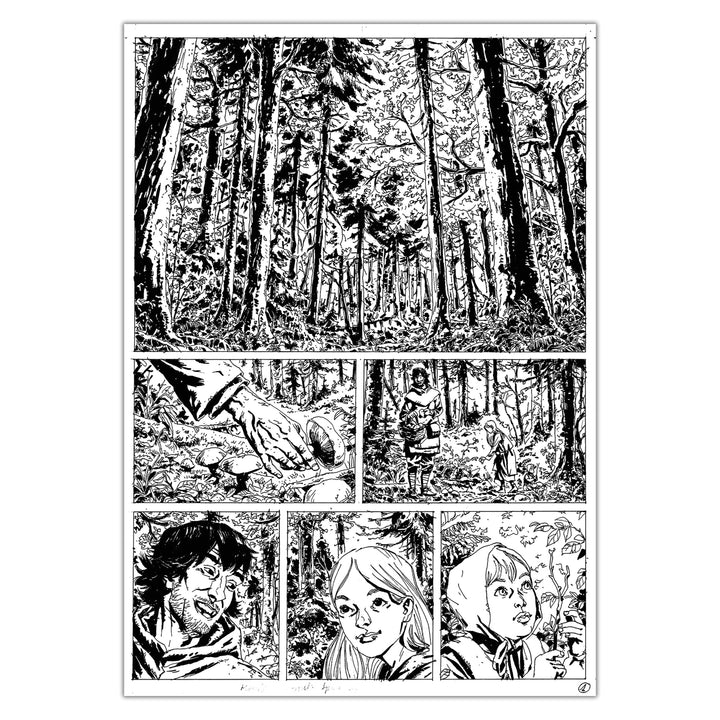 Jérémie Gasparutto - Le chemin derrière la maison - Planche originale 27