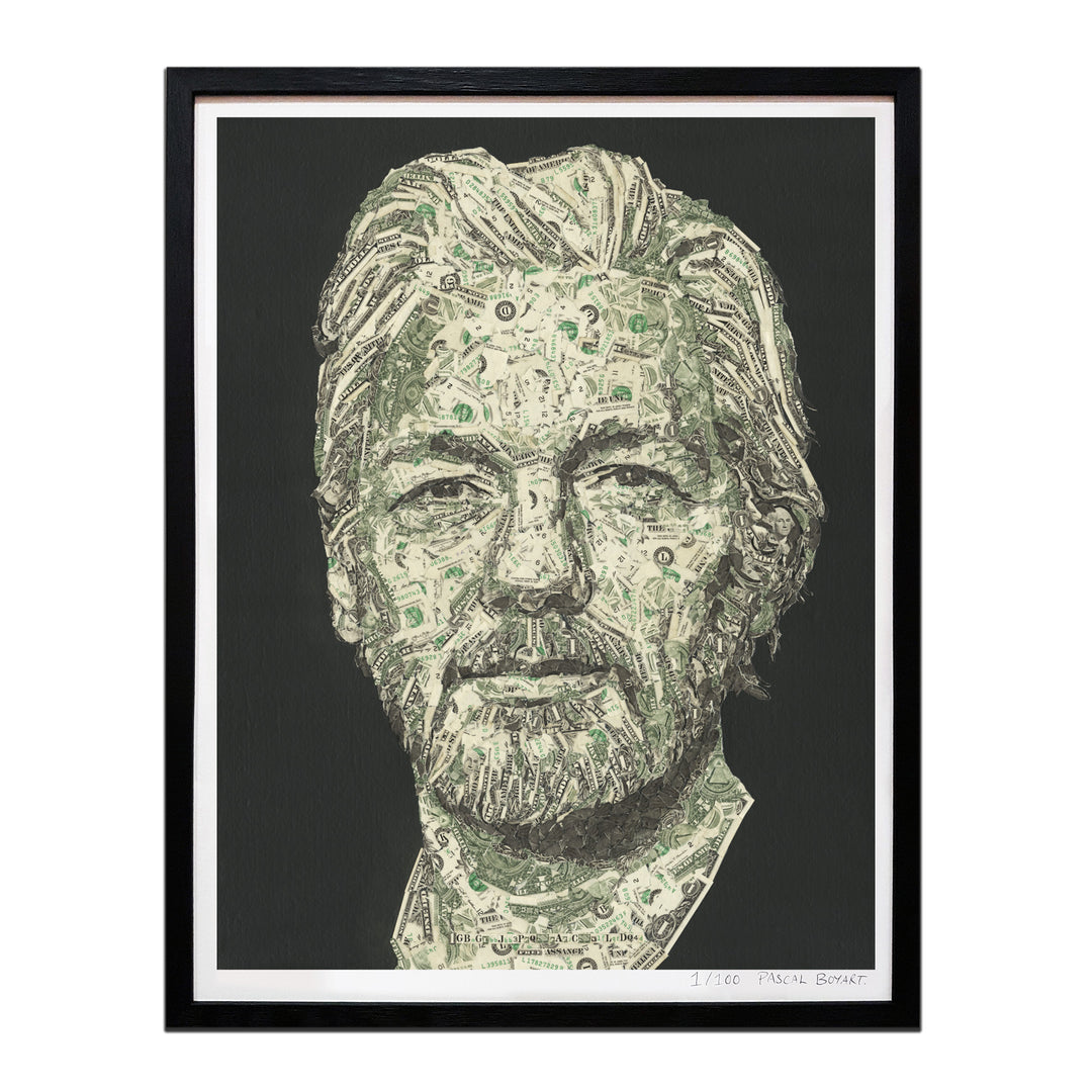 Pascal Boyart - Dollars Assange - Print premium