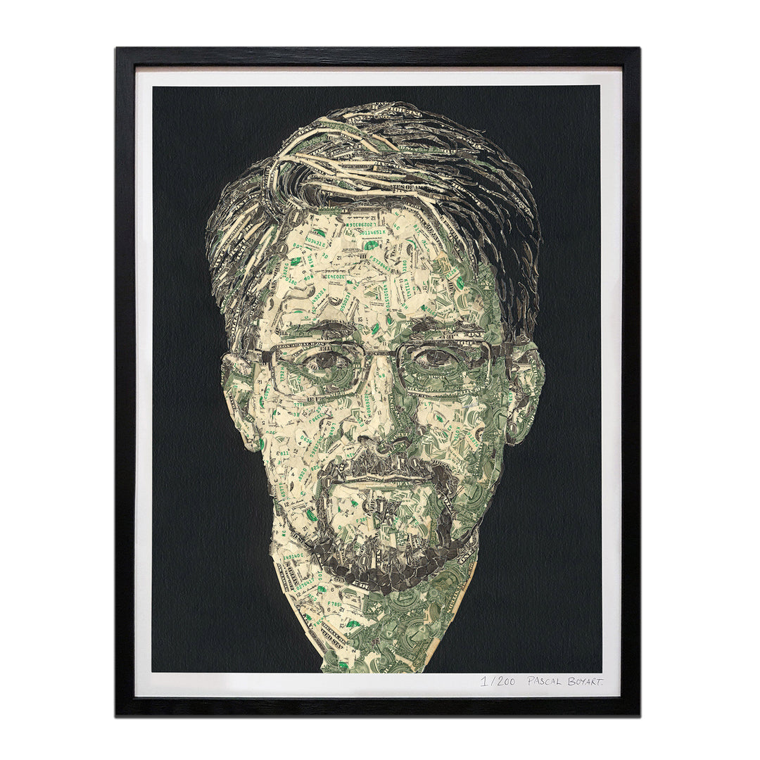 Pascal Boyart - Dollars Snowden - Premium Print - Numbers 1-100/200