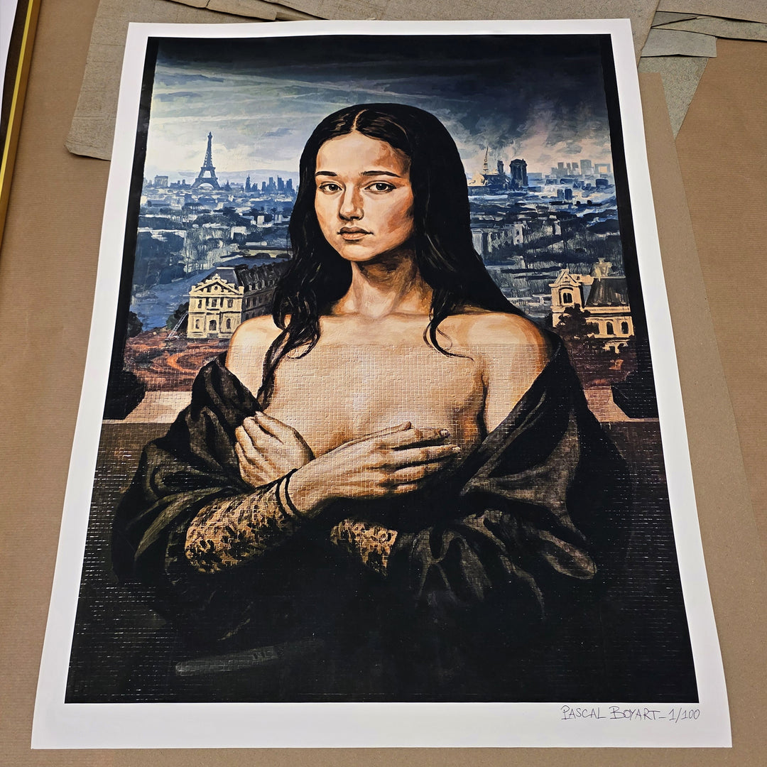 The Naked Mona Lisa - Signed and Numbered Collector’s Print