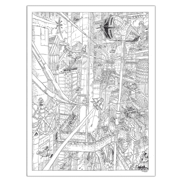 Vincent Perriot - Negalyod Tome 1 planche originale 174