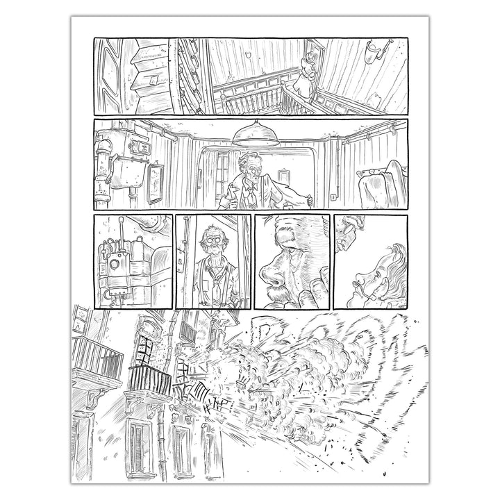 Le Turk - Dead Train - Planche originale page 133