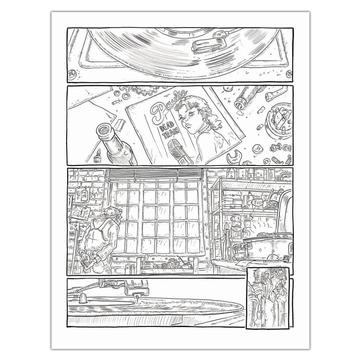 Le Turk - Dead Train - Planche originale page 152