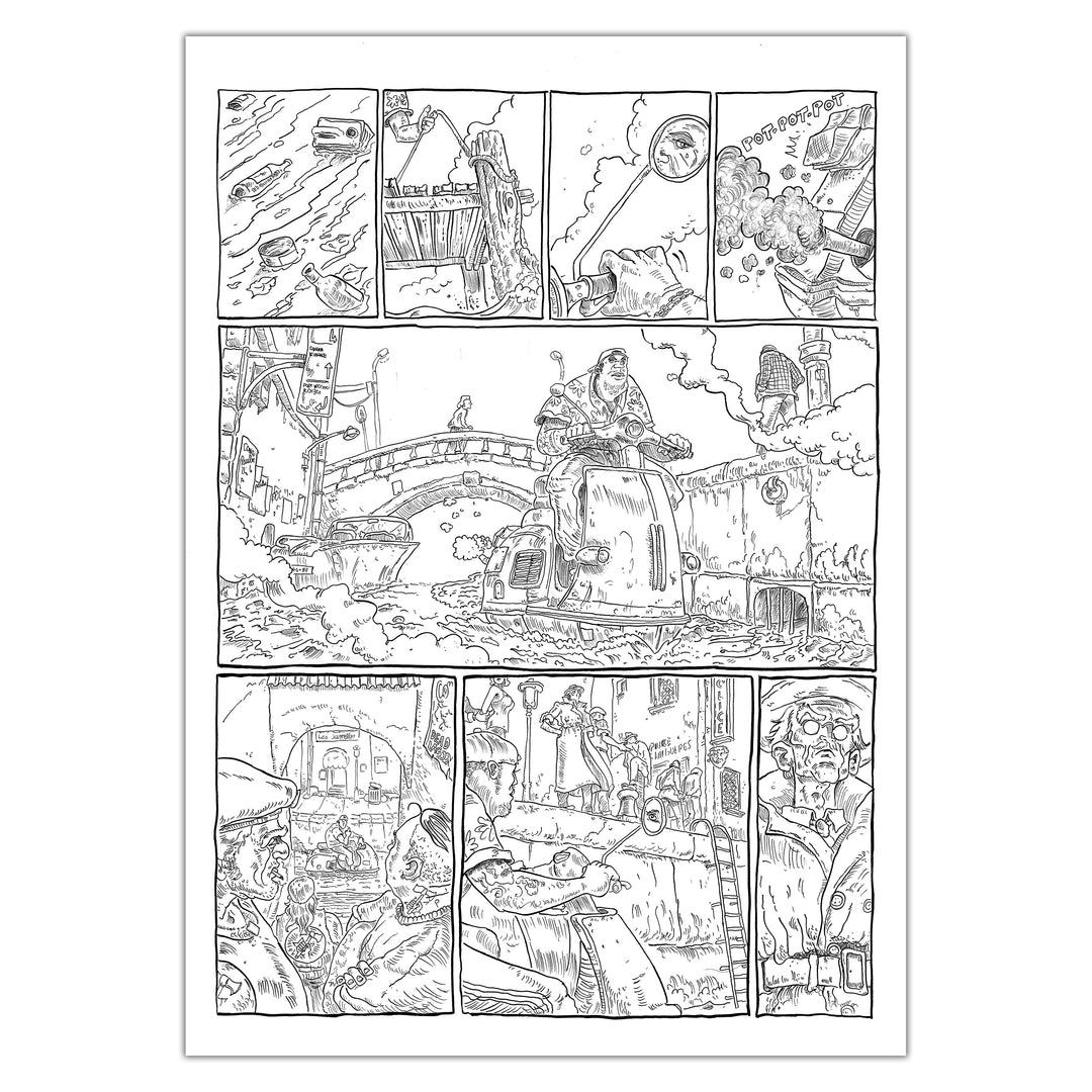 Le Turk - Dead Train - Planche originale 18