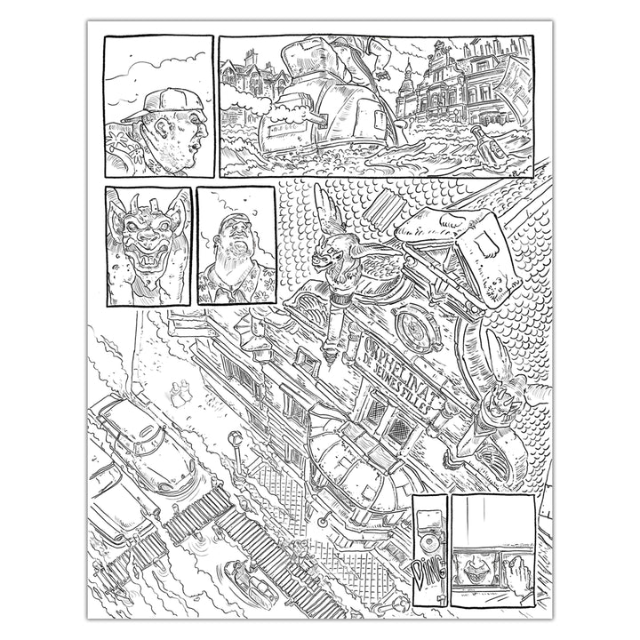 Le Turk - Dead Train - Planche originale page 19