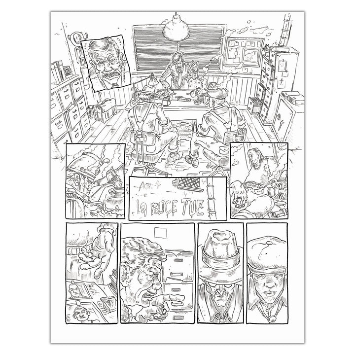 Le Turk - Dead Train - Planche originale page 88