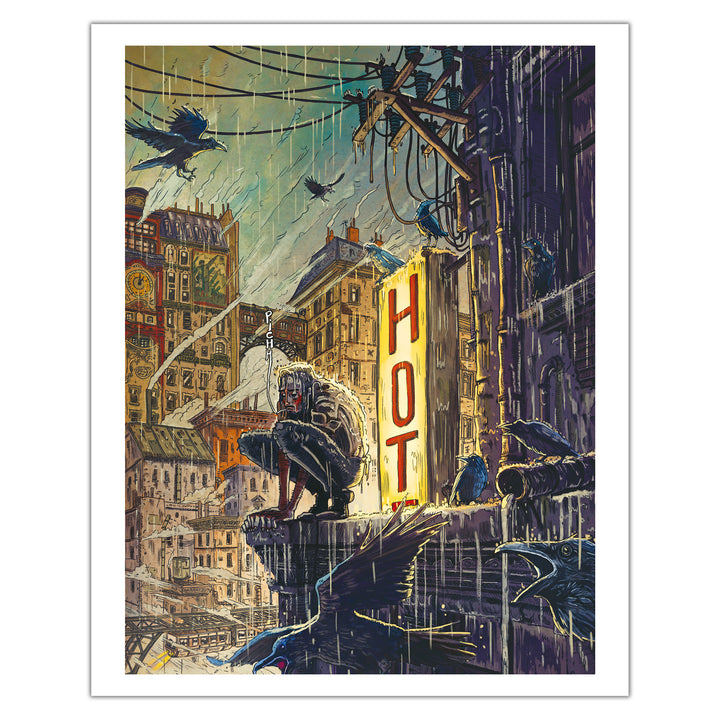 Le Turk - Dead Train - Print précommande - Illustration Solstice