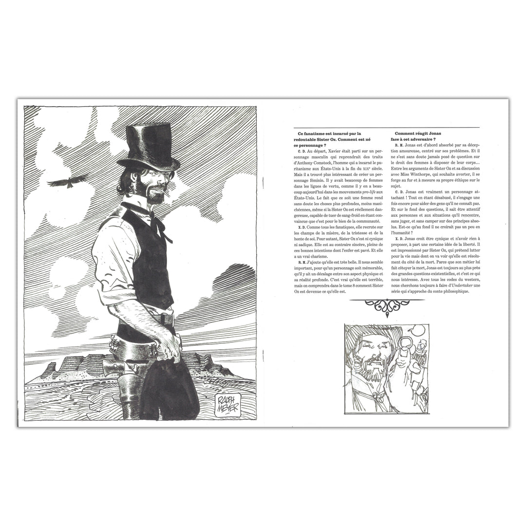 Ralph Meyer - Illustration Undertaker dans le dossier de presse
