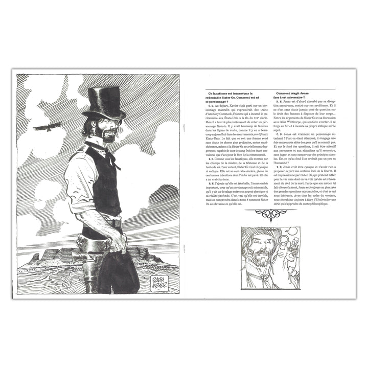 Ralph Meyer - Illustration Undertaker dans le dossier de presse