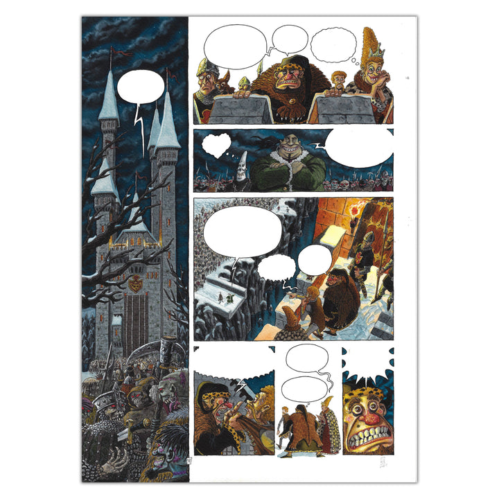 Olivier Milhiet - Spoogue - Tome 1 planche originale 38