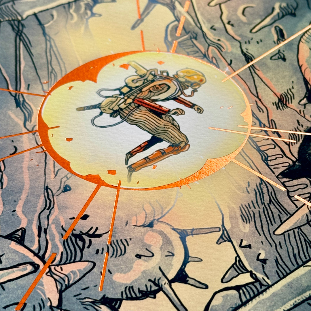 Mathieu Bablet – Silent Jenny – Set of 2 Premium Prints (Silver + Bronze)