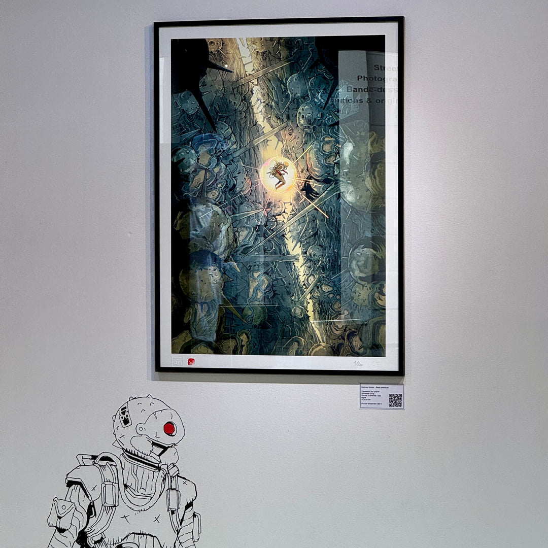 Mathieu Bablet - Silent Jenny  - Print premium avec dorure, signé et numéroté