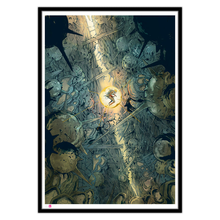 Mathieu Bablet - Silent Jenny - Premium print with gold hot-foil stamping