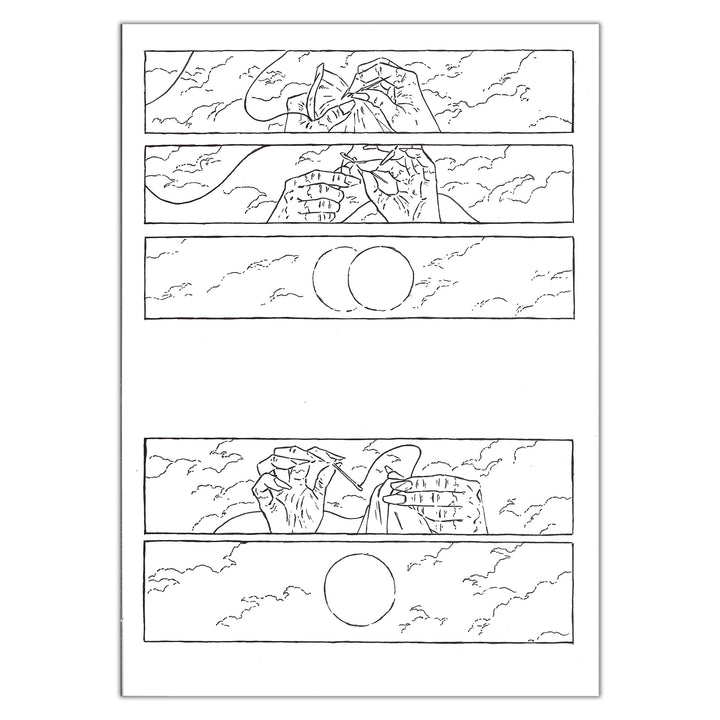 Sylvain Ferret - Mémoire de Gris - Original page 6 and 7 panel