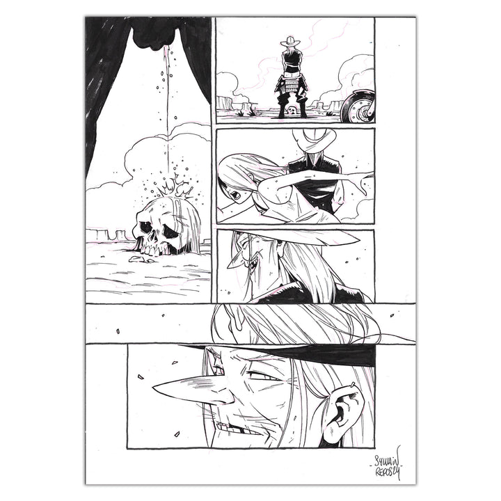 Sylvain Repos – LowReader 5 - The Ultimate Samurai of Route 66 - Original Artwork Page 50