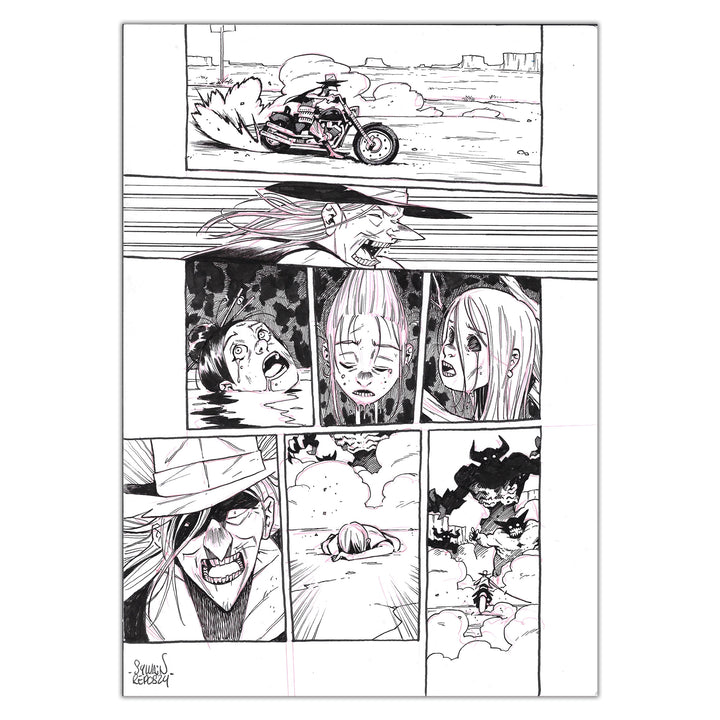 Sylvain Repos – LowReader 5 - The Ultimate Samurai of Route 66 - Original Artwork Page 51