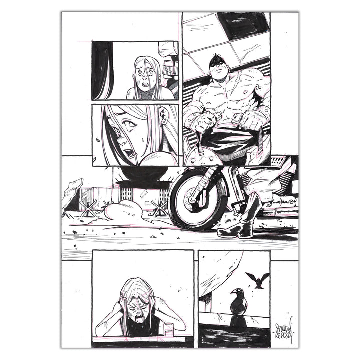 Sylvain Repos – LowReader 5 - The Ultimate Samurai of Route 66 - Original Artwork Page 56