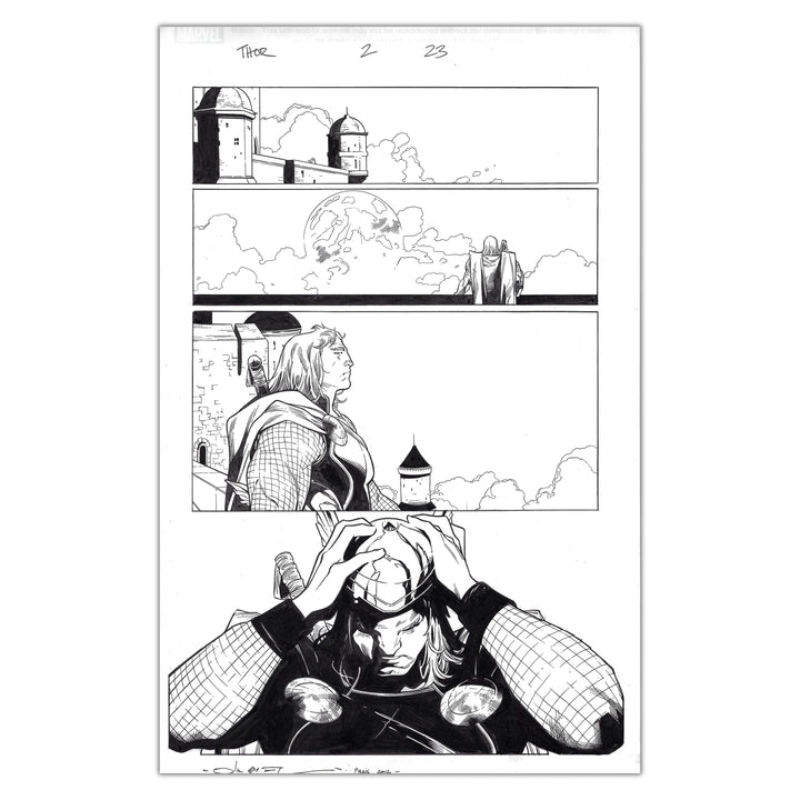 Olivier Coipel -  Marvel Thor #2 - Original page 23