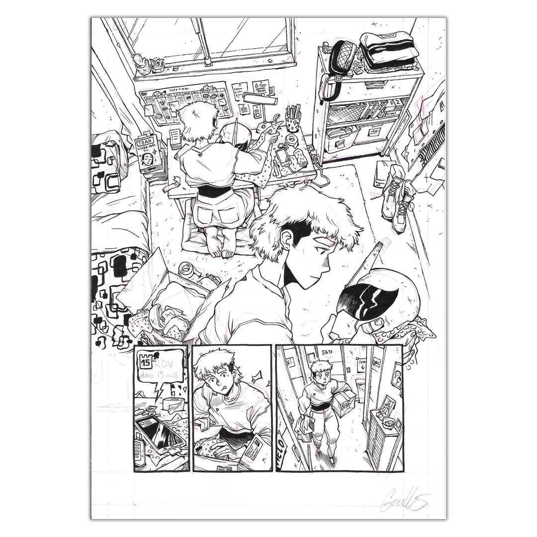 Guillaume Singelin - Shin Zero 2 - Planche originale 116