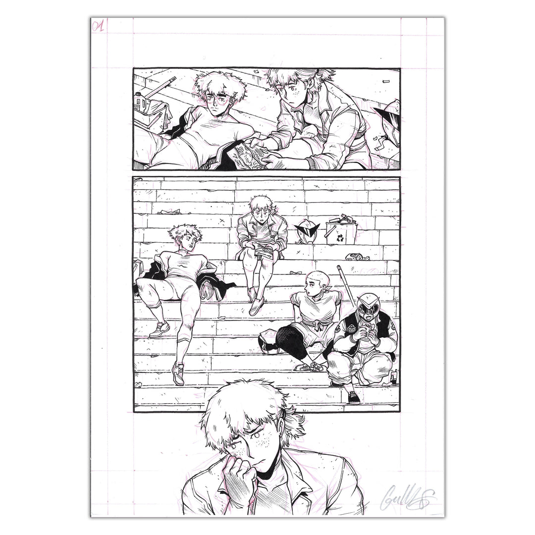 Guillaume Singelin - Shin Zero 2 - Planche originale 140