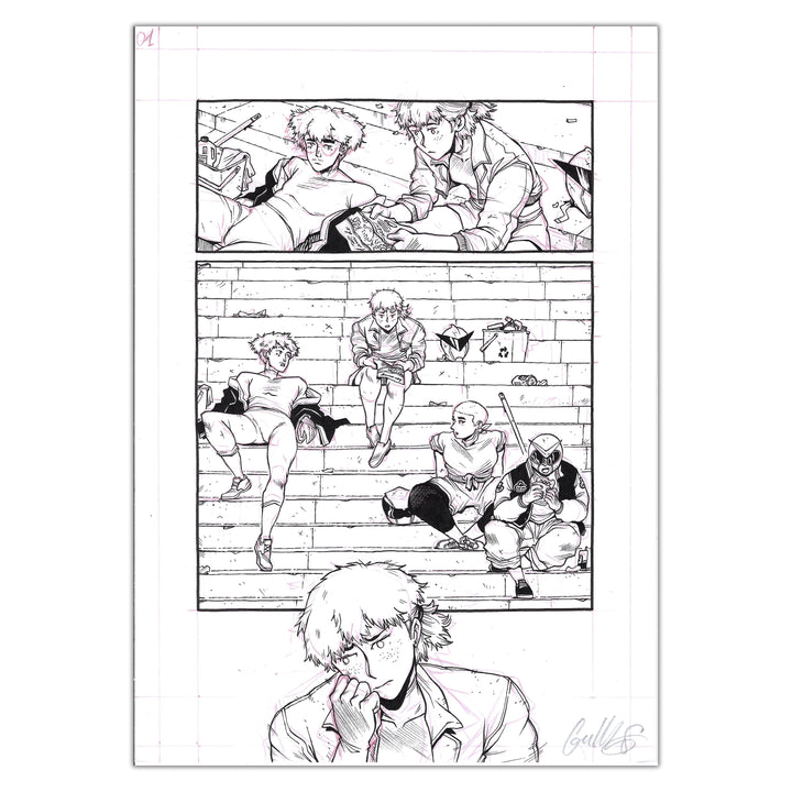 Guillaume Singelin - Shin Zero 2 - Planche originale 140