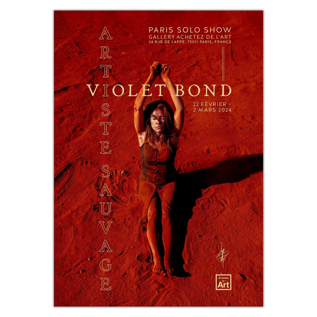 Violet Bond - Artiste Sauvage - Dust Sculpture - Premium print, numbered and signed