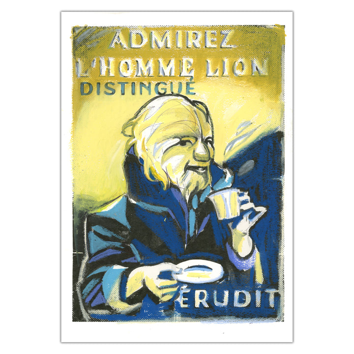 Xavier Coste - "L'Homme à la tête de Lion" - Original poster 1