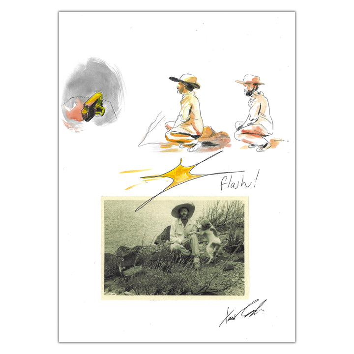 Xavier Coste - "Il Déserte", Original illustration page 93