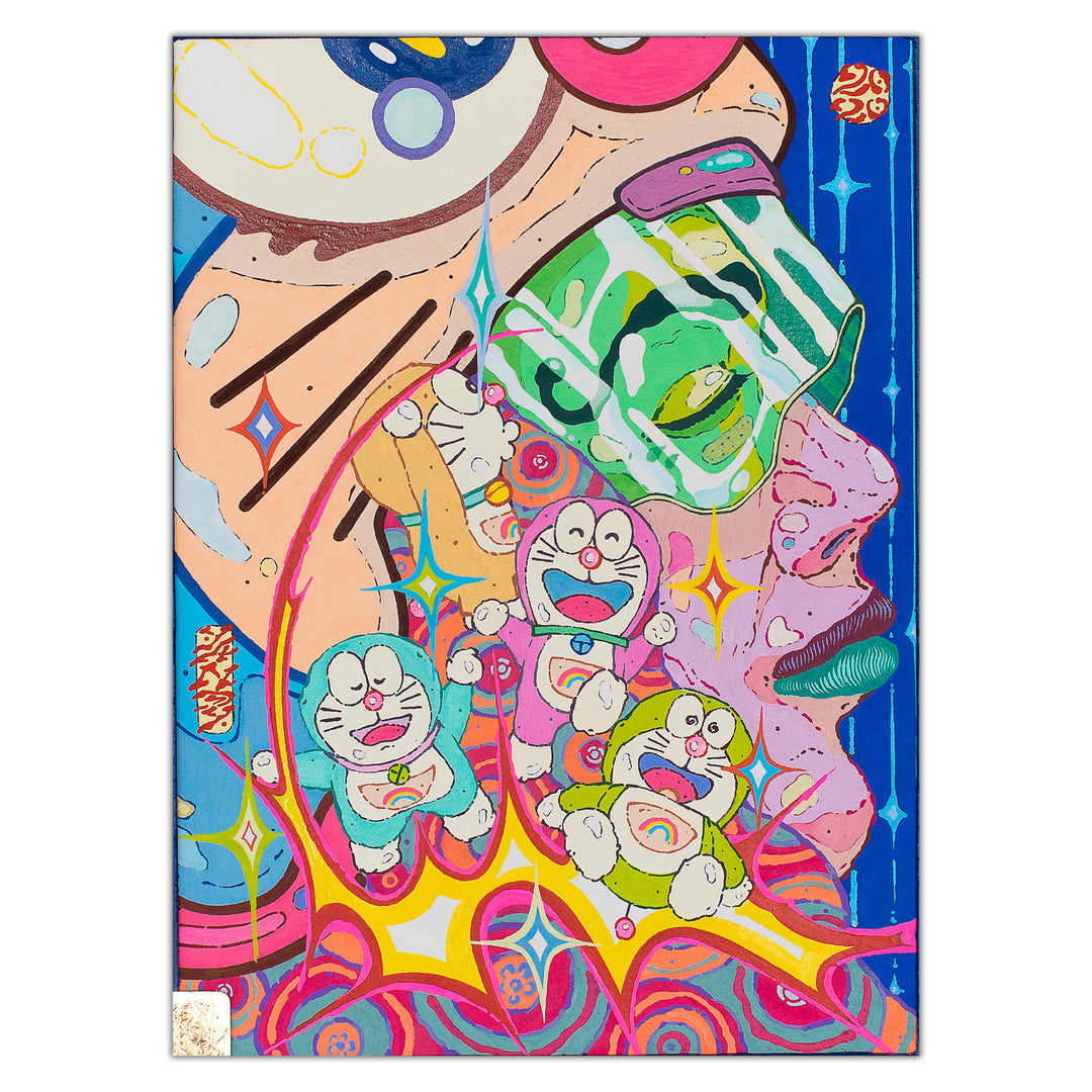 Yandy Graffer - Doraemon Stellaire (2020) - Oeuvre originale sur papier