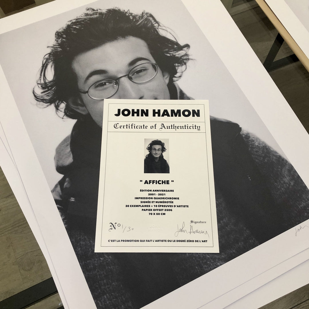 John Hamon - "Affiche" Édition limitée Anniversaire 2001-2021 (2020)