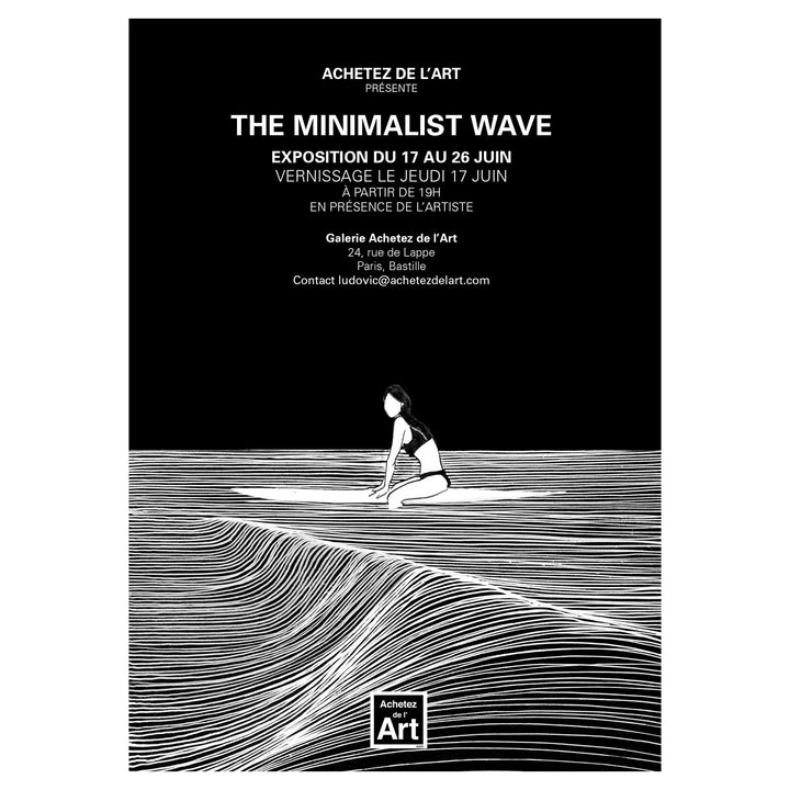 The Minimalist Wave - Le regard - Illustration originale