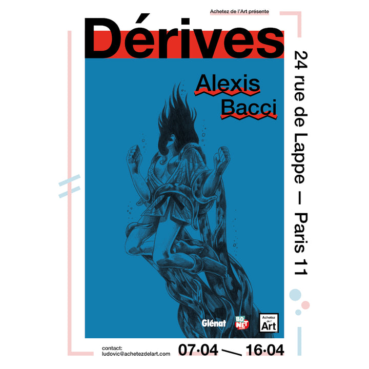Alexis Bacci - Dérives - Couverture originale