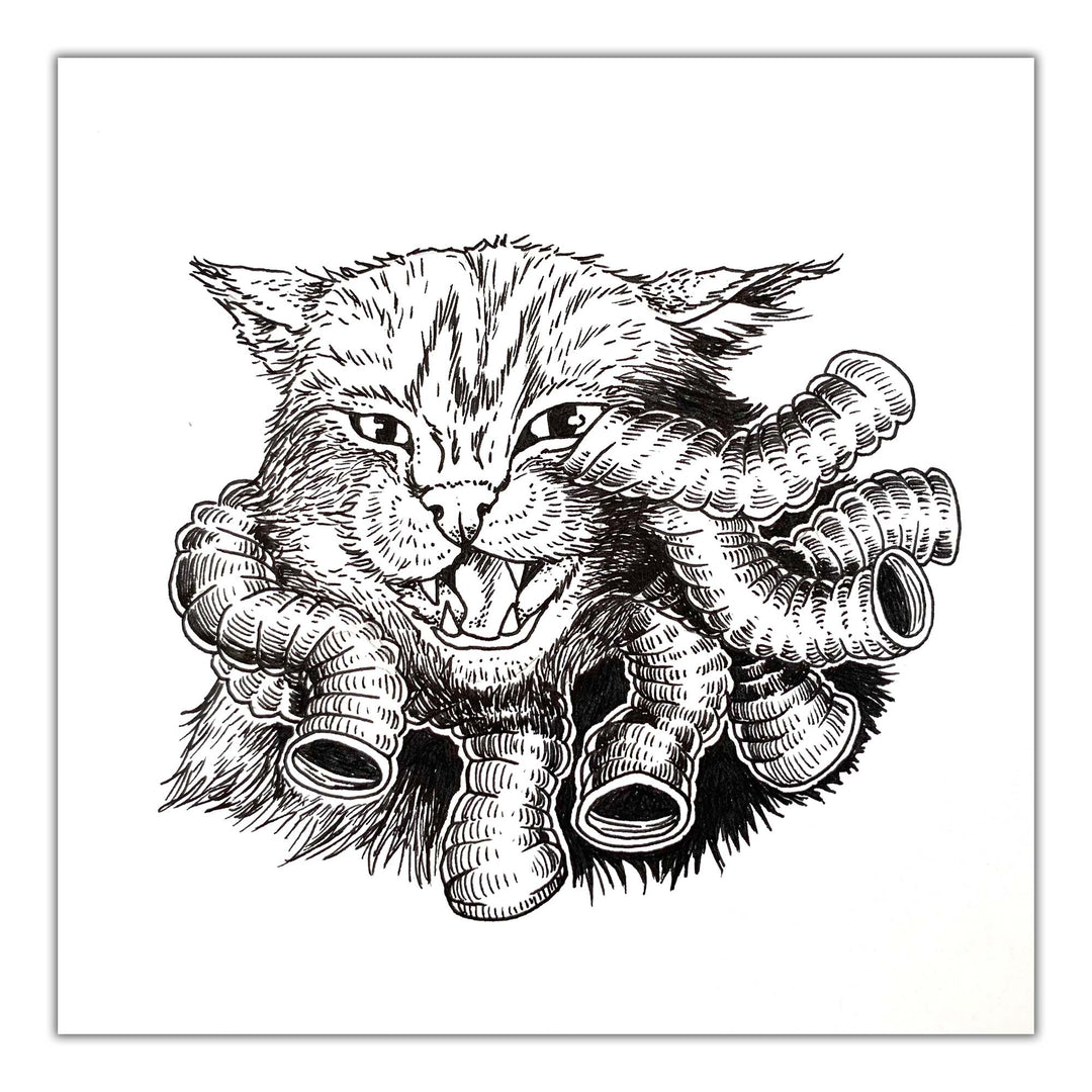 CATS - Capucine Sivignon - « Chartères en coupe » numéro 2 - illustration originale
