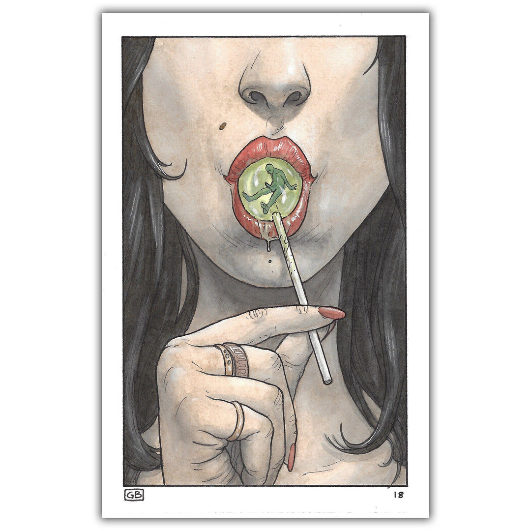 Gianenrico Bonacorsi - Sweet Lips - Illustration originale