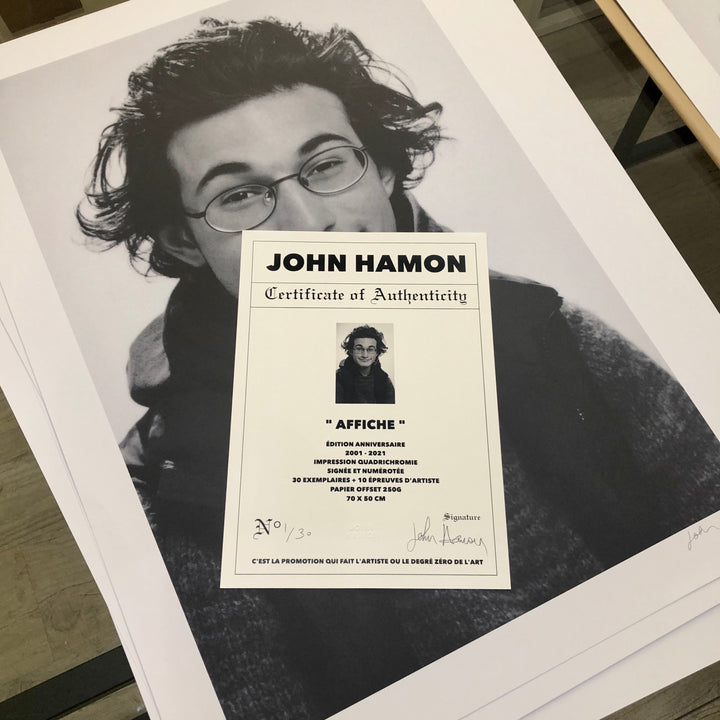 John Hamon - "Affiche" - Édition limitée Anniversaire 2001-2021