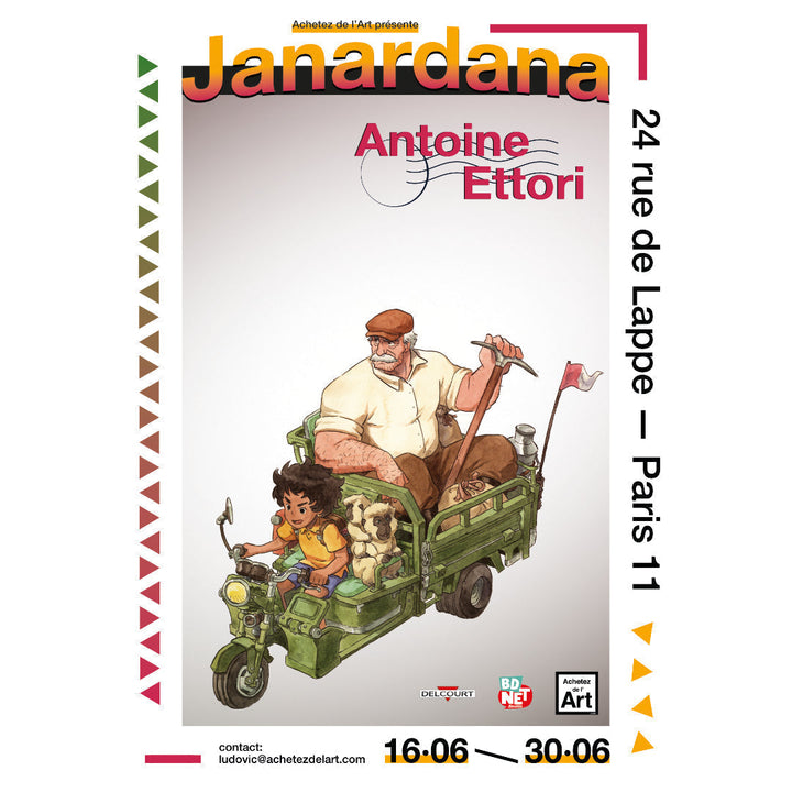 Antoine Ettori - Janardana - Planche originale 84