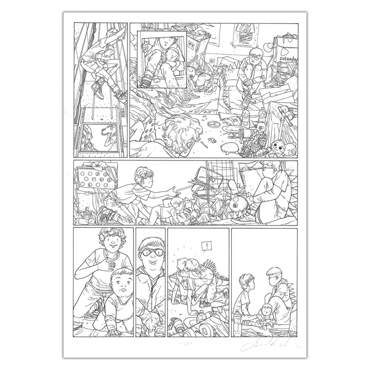 Jared Muralt - The Fall - Original panel volume 3 page 23