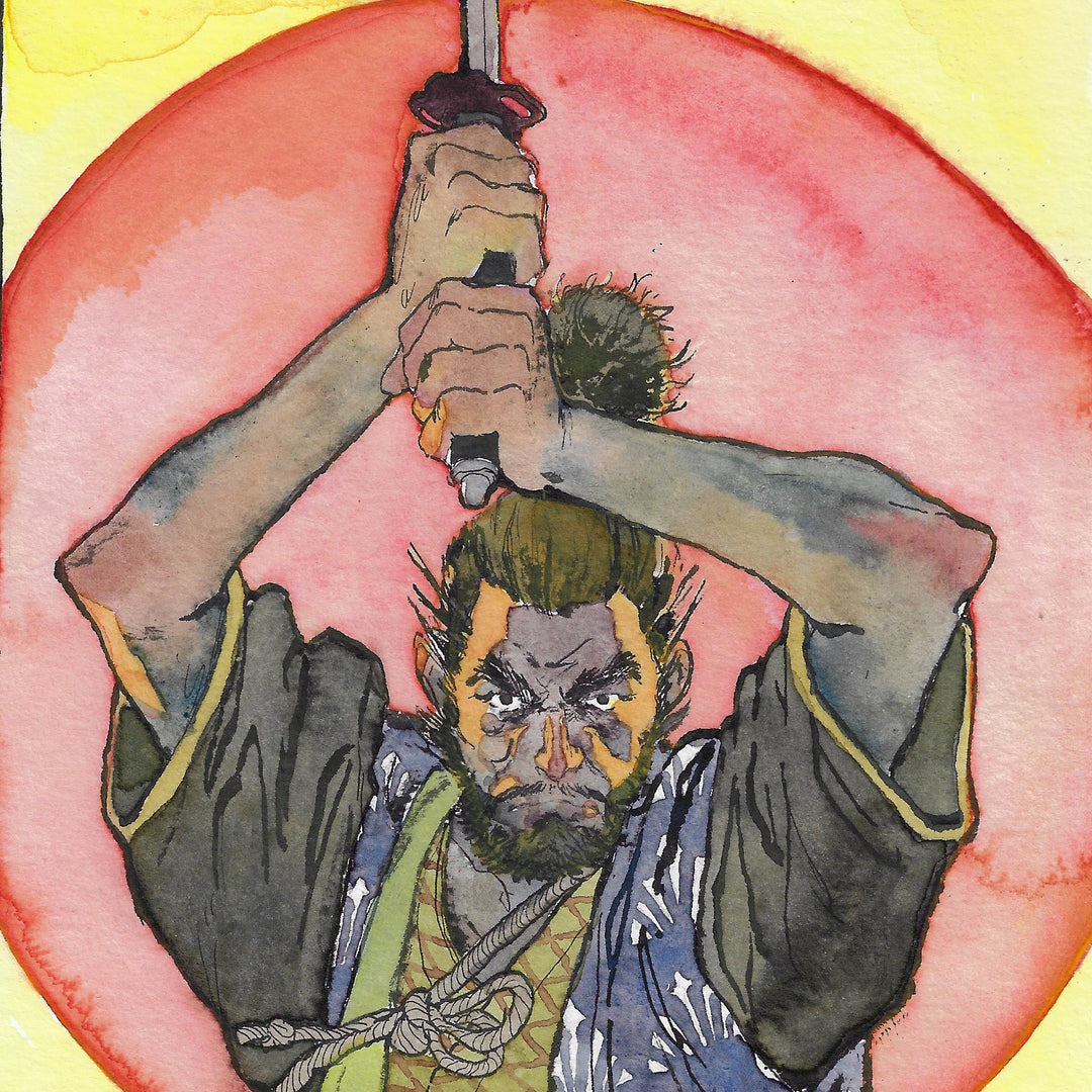 Merwan - Miyamoto Musashi - illustration originale