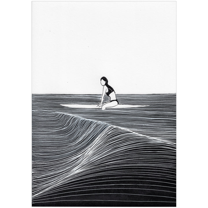 The Minimalist Wave - Le regard - Illustration originale