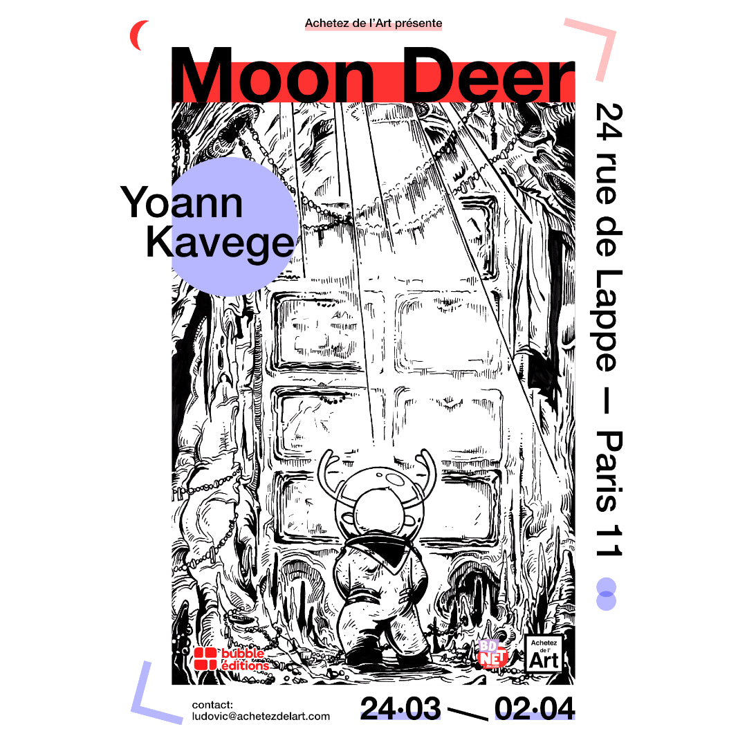 Yoann Kavege - Moon Deer - Couverture originale