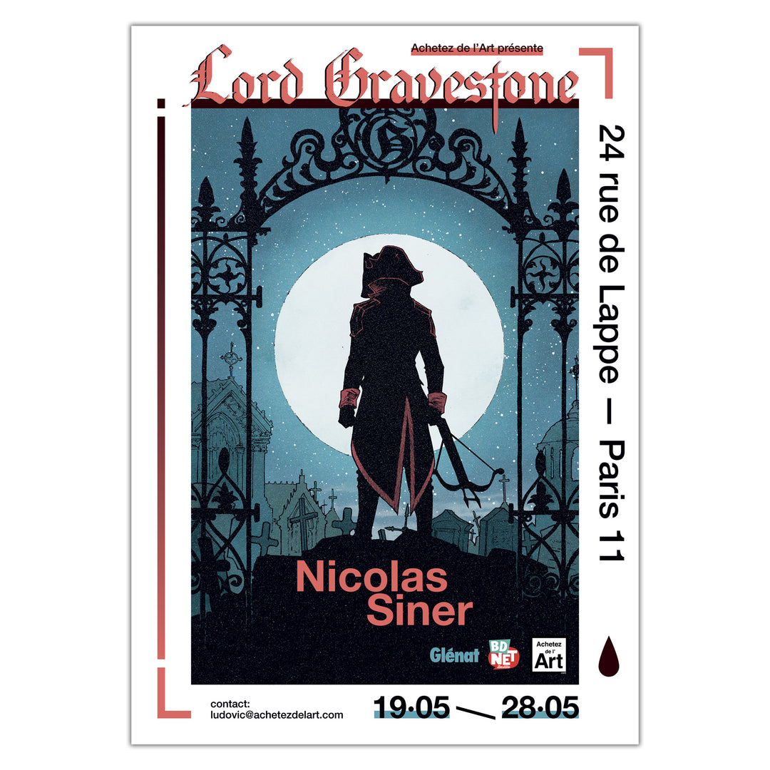 Nicolas Siner - Lord Gravestone - Couverture originale