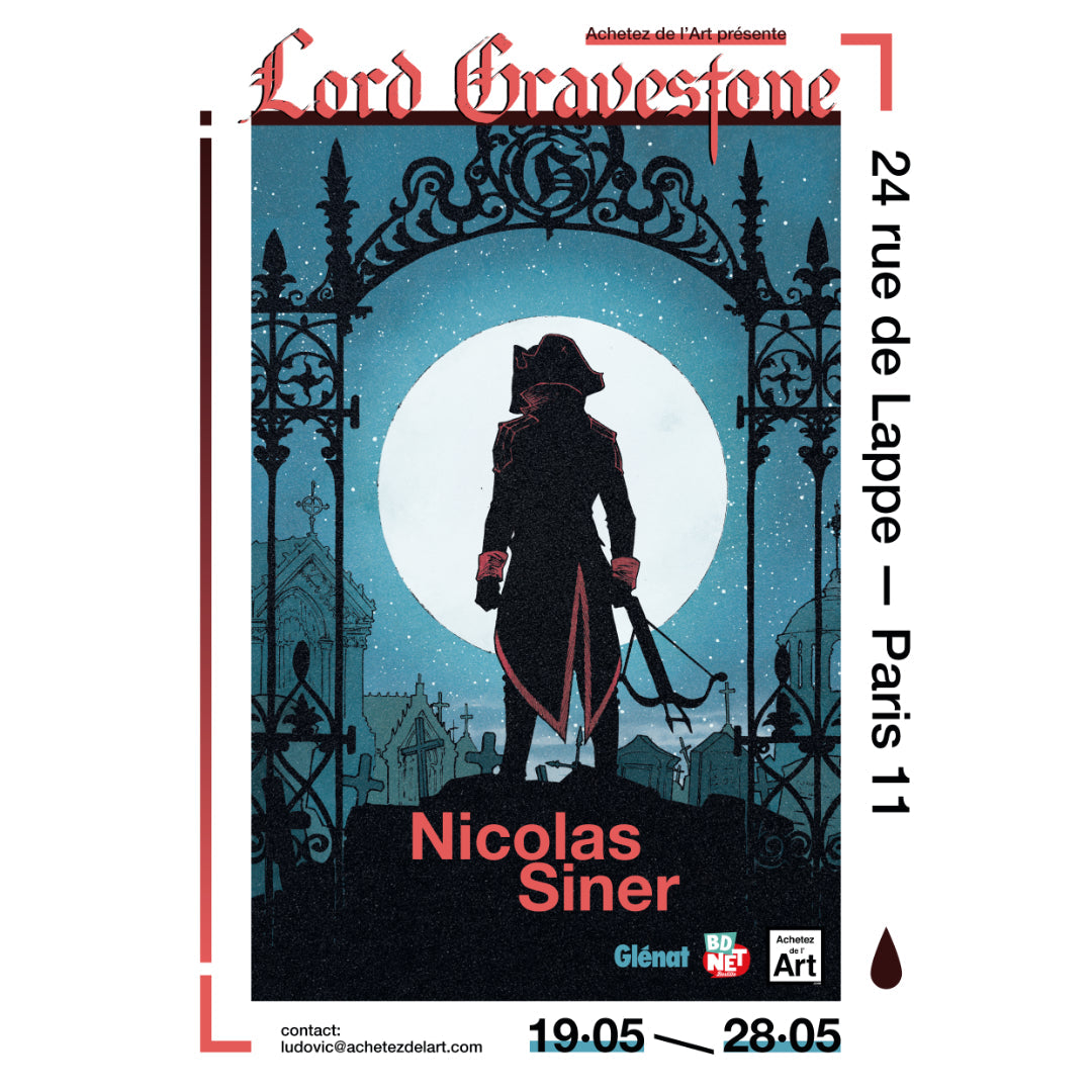 Nicolas Siner - Lord Gravestone - Le Baiser - Print en précommande