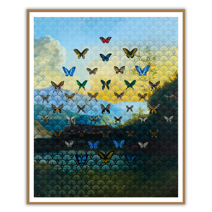 Olivier Masmonteil - Papillons - Print premium